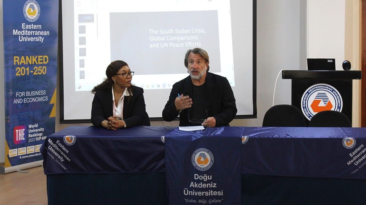 DAÜ’de Güney Sudan Krizi ve BM Barış Çabaları konulu seminer düzenlendi