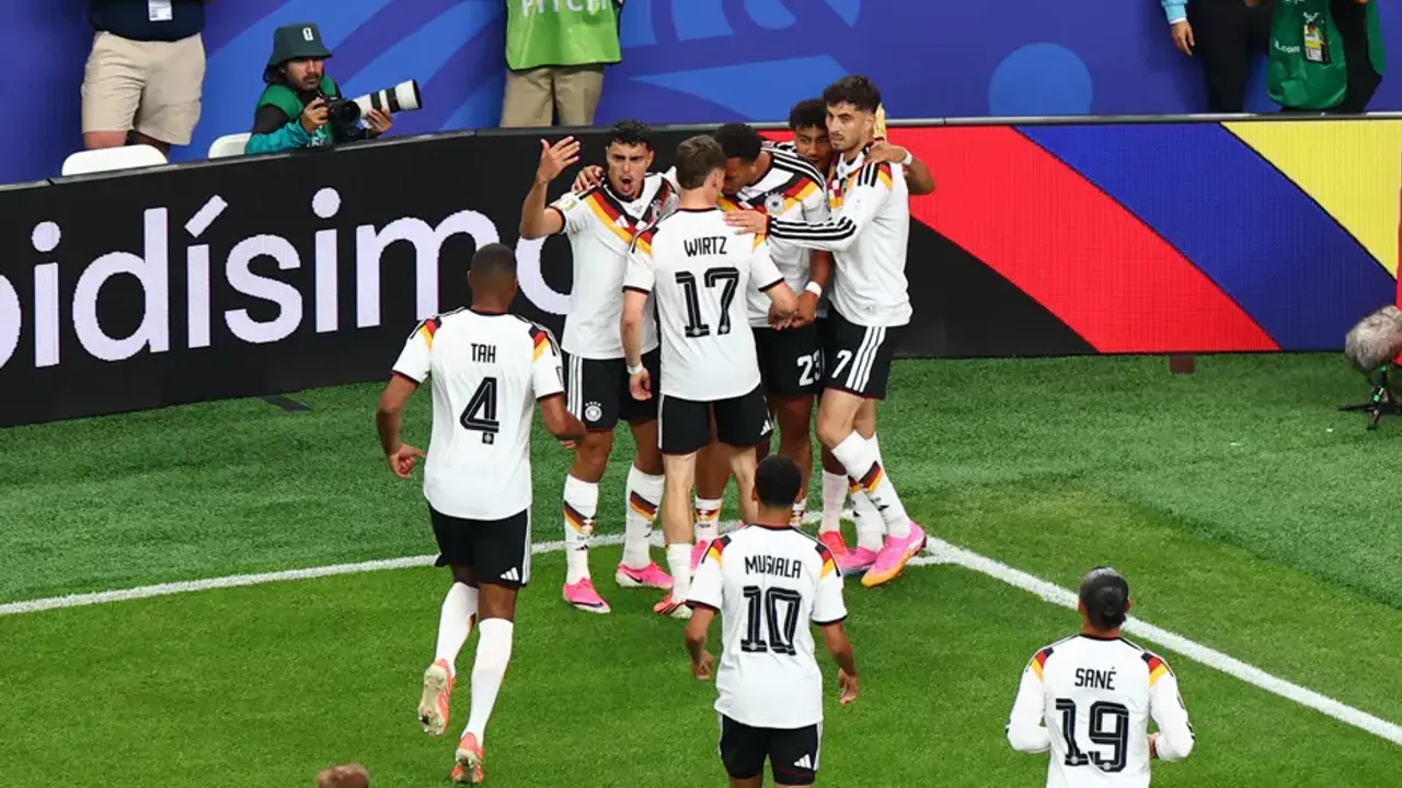 Almanya'dan görkemli açılış! Panzerler 8 gollü maçta 7 kez ağları havalandırdı