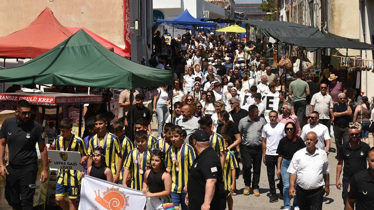 Lefke'de Ceviz Festivali yapıldı