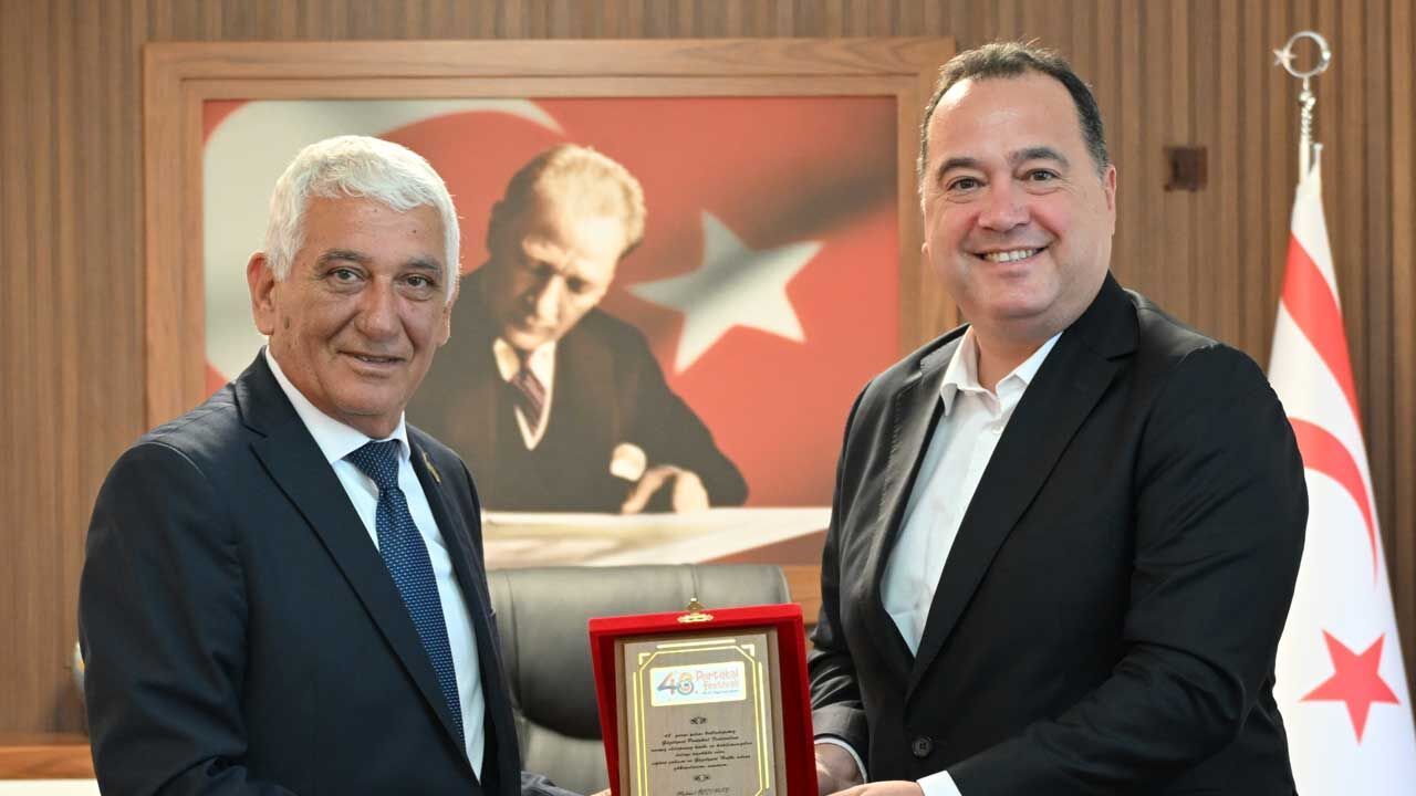Manisa Büyükşehir Belediyesi'nden kardeş belediye Güzelyurt'a ziyaret