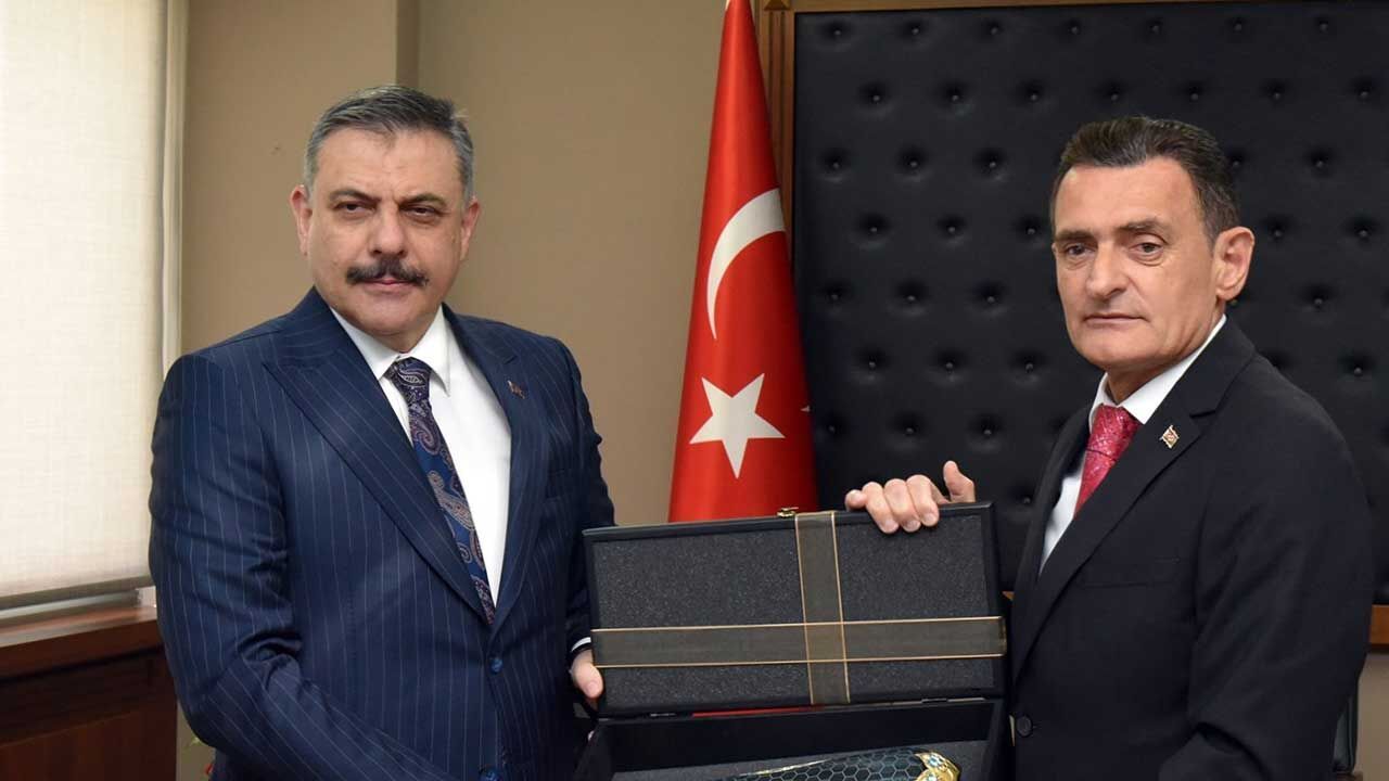 Oğuz, mevkidaşı Çiftçi ile görüştü: İş birliğimiz 