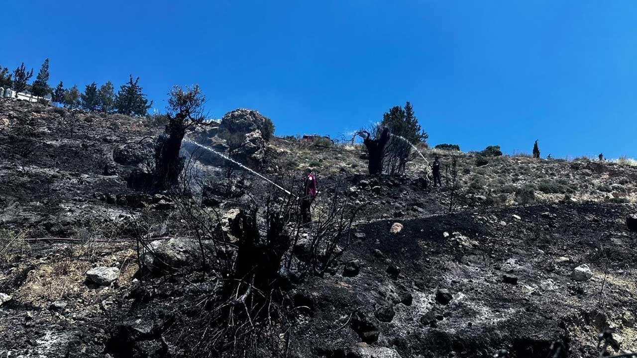 Çavuş: Yangın hızlı müdahaleyle kontrol altına alındı
