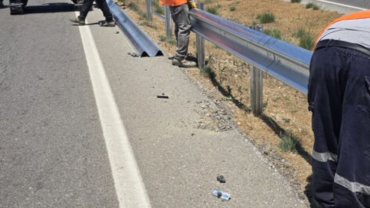 Arıklı, Lefkoşa-Güzelyurt anayolundaki oto korkuluk çalışmalarını inceledi