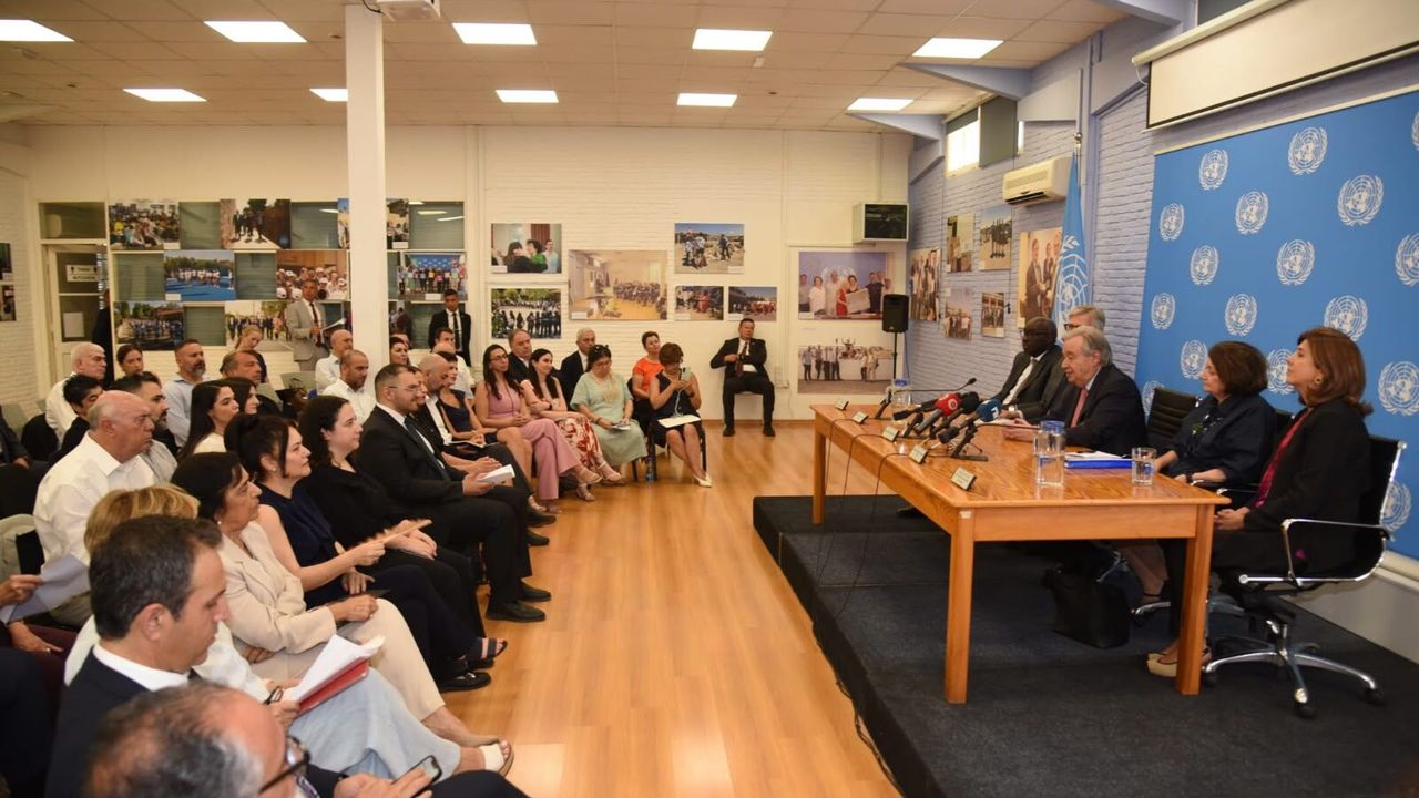 Kıbrıslı Türk gençlerden BM Genel Sekreteri Antonio Guterres’e ortak mektup