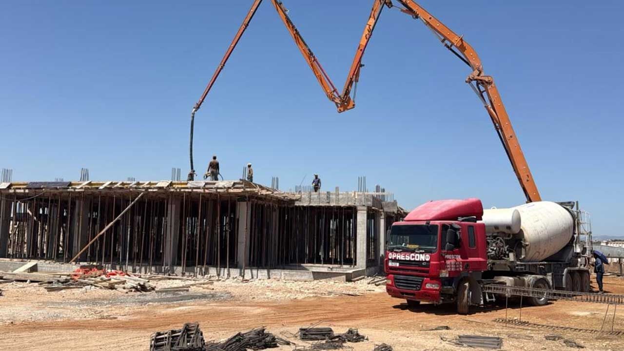 KIB-TEK’İN YENİ HİZMET BİNALARINDA ÇALIŞMALAR HIZ KESMİYOR