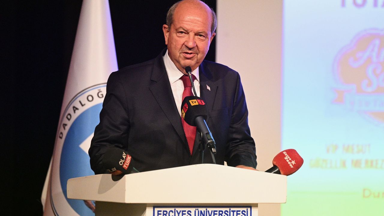 Tatar, Kayseri'de konuştu: Türkiye'nin Kıbrıs'taki varlığı kırmızı çizgimizdir