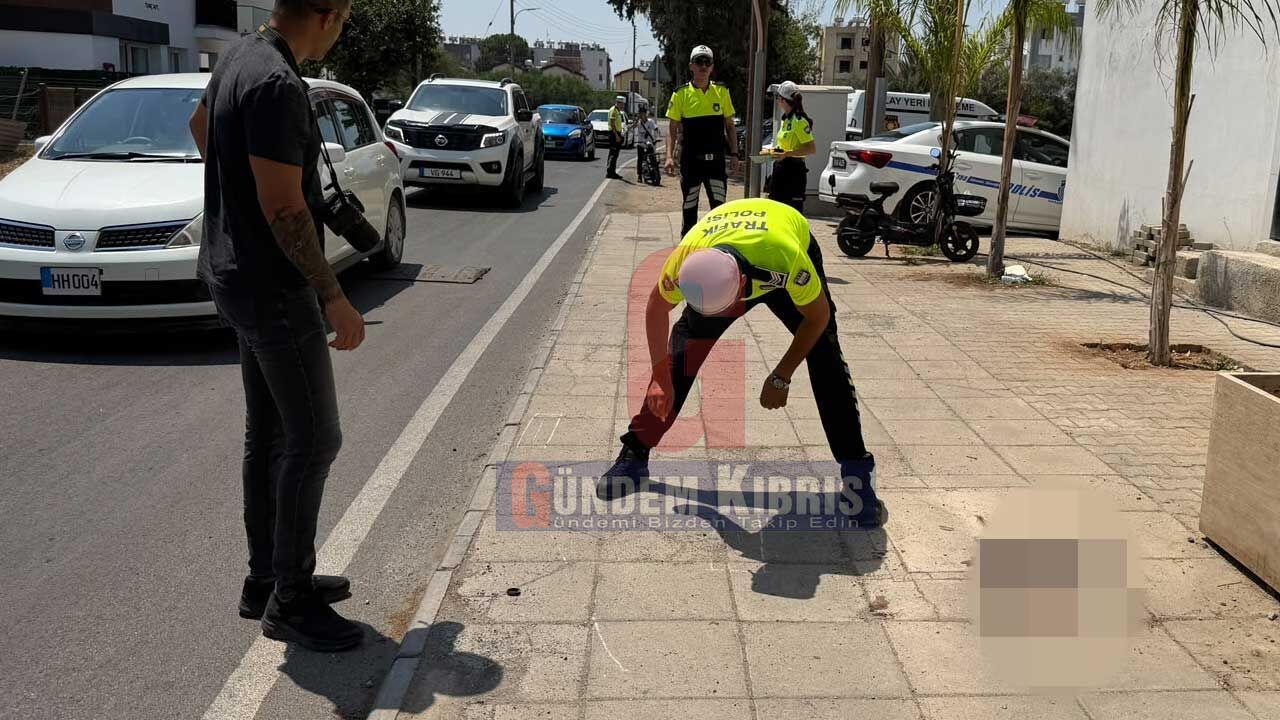 76 Yaşındaki Sürücü Scooter Kazasında Yaralandı