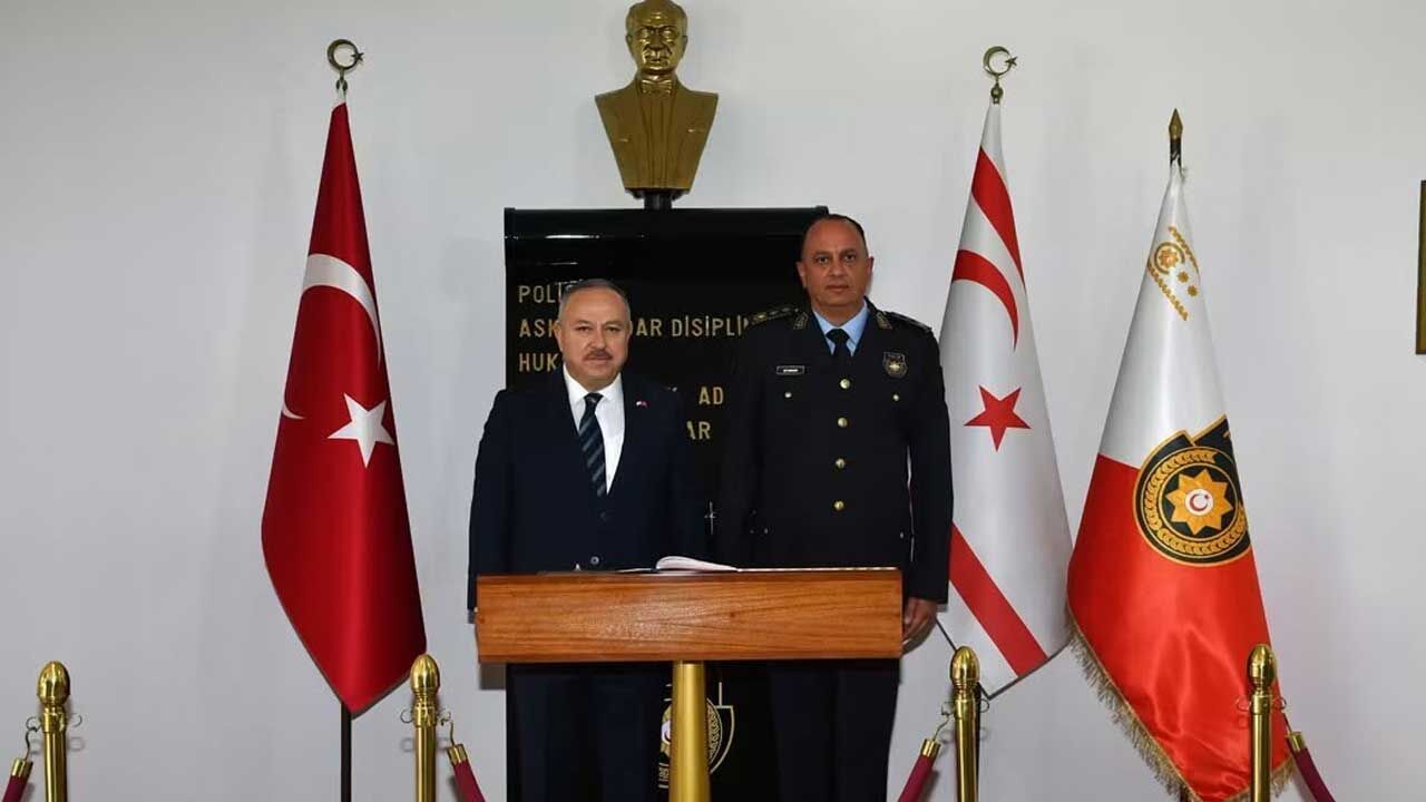Emniyet Genel Müdürü Ali Fidan KKTC’de