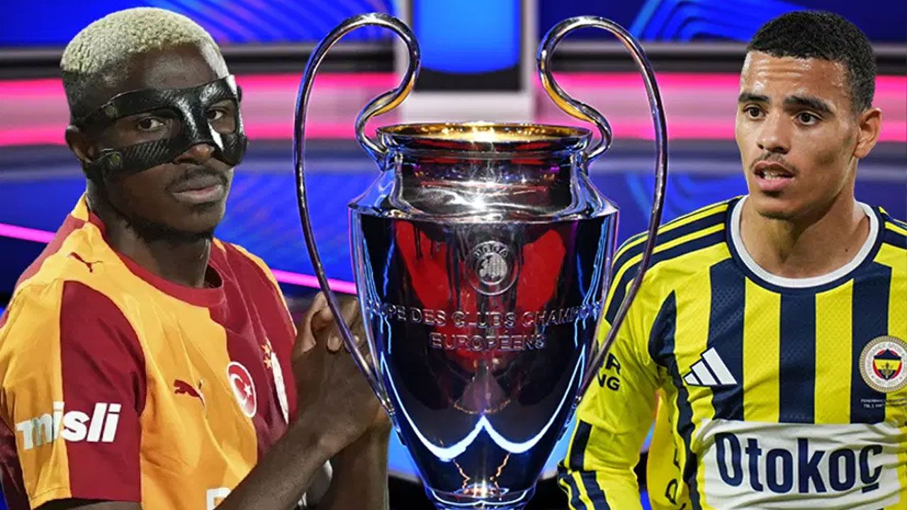 Galatasaray ve Fenerbahçe'nin Şampiyonlar Ligi fikstürü belli oldu