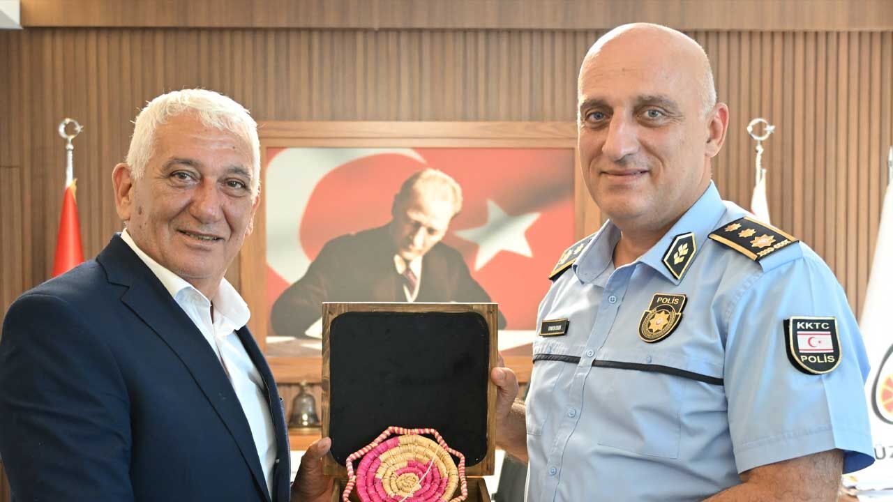Özçınar, İskele Polis Müdürlüğü’ne atanan Erem’i kabul etti