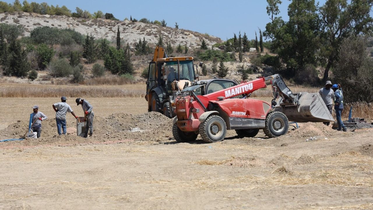 Kalecik'te rekreasyon alanı yapımı başladı