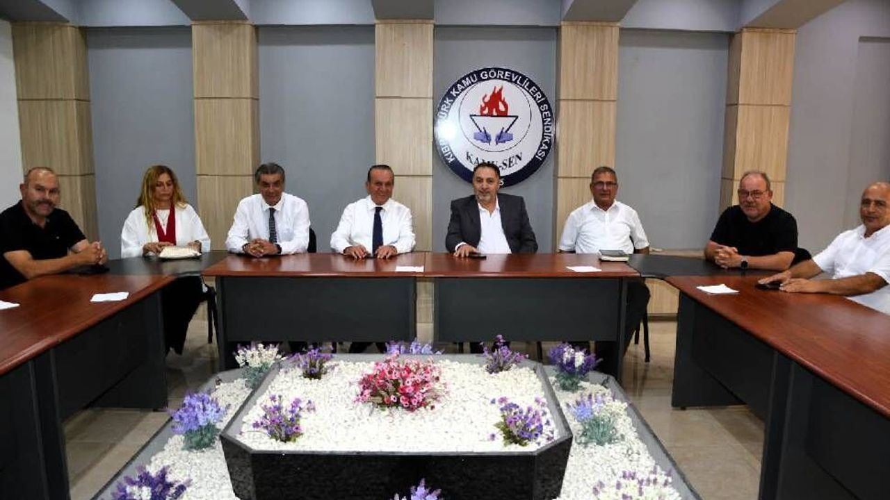 Ataoğlu’ndan Kamu-Sen’e ziyaret: Kamu çalışanlarının beklentileri masaya yatırıldı