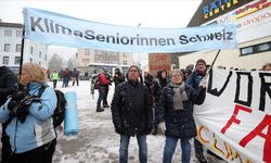 Davos, WEF'in açılışından önce iklim krizi protestosuna sahne oldu