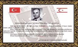 Güvenlik Kuvvetleri Komutanlığı’ndan Anma Mesajı