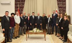 Meclis Başkanı Töre, Ordu Gülyalı Belediye Başkanı Tepe ve beraberindeki heyeti kabul etti
