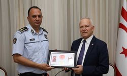 Töre, Lefkoşa Polis Müdürü Adalıer’i kabul etti