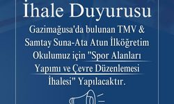 TMV&SAMTAY Suna-Ata Atun İlköğretim Okulu için Spor Alanları Yapımı ve Çevre Düzenlemesi İhalesi Yapılacak
