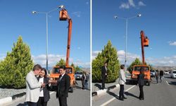 Yol aydınlatma tamiratı Güzelyurt’ta başladı