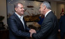 Gazimağusa Belediye Başkanı Uluçay, Mersin Büyükşehir Belediye Başkanı'nı ziyaret etti