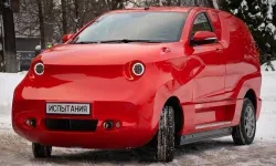 Rusya'nın elektrikli otomobili "Amber" tanıtıldı...