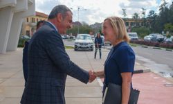 ABD’nin Kıbrıs Büyükelçisi Julie D. Fisher Gazimağusa'yı ziyaret etti
