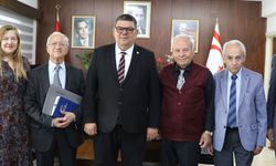 Bakan Berova, Kıbrıs Türk Emekliler Derneği heyetini kabul etti
