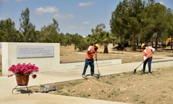 Rauf Raif Denktaş Anıt Mezarı ve çevresi düzenlenip, yenileniyor...