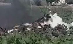 Kayseri'de eğitim uçağı düştü