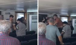 Gemide yolcular ile çalışanlar arasında kavga!
