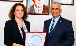Çavuşoğlu, KKTC Bakü Temsilciliğini ziyaret etti