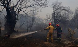 Atina'da yangın: Yerleşim birimlerine ulaştı