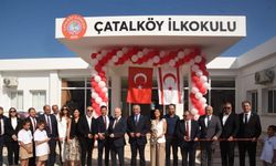 Çatalköy İlkokulu yeni okul binası açıldı