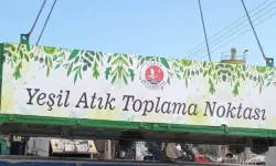 Girne’de hurda kamyon dorseleri yeşil atık toplama noktalarına dönüştürülüyor