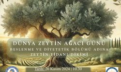 DAÜ Beslenme ve Diyetitik Bölümünden Dünya Zeytin Ağacı Günüyle ilgili açıklama...