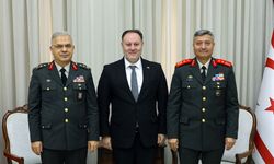 Öztürkler Tümgeneral Kılınç ile Tümgeneral Görgülü'yü kabul etti...