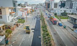 Gazimağusa Belediyesi yol ve kaldırım çalışmalarına devam ediyor