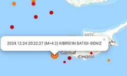 Meteoroloji açıkladı: Baf açıklarında hafif şiddette deprem!