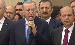 Erdoğan: Cumhuriyet yerleşkesi Kıbrıs Türk halkının kararlığının sembolüdür