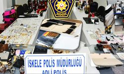 İskele'de polis operasyonu… Çalınan eşyalar tespit edildi, teşhis için çağrı yapıldı