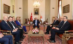 Meclis Komite heyeti TBMM Başkanı Kurtulmuş tarafından kabul edildi