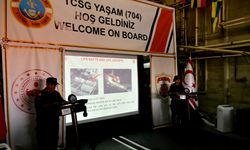 Şehit Teğmen Caner Gönyeli Arama Kurtarma Davet Tatbikatı’nın deniz safhası yapılıyor