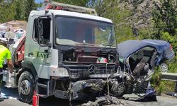 Girne Dağyolu'nda feci kaza... 2 Kişi yaralandı!