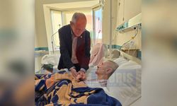 Bakan Hasipoğlu'ndan Safiye teyzeye ziyaret: Sağlık bakanlığı kontrolünde gayet iyi bakılıyor