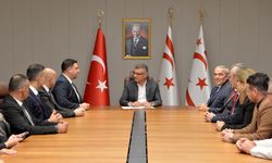 KTMMOB ve TMMOB İnşaat Mühendislerinden Cumhurbaşkanı Erhürman’a Ziyaret