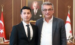 Erhürman, Hakan Tazegül’ü kabul etti