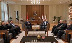 Cumhurbaşkanı Erhürman, YÖDAK heyetini kabul etti