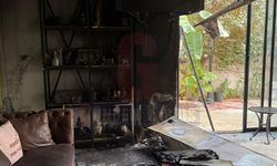 Klimanın elektrik aksamları kısa devre yaptı, yangın çıktı