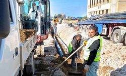 Alsancak’ta içme suyu isale hattı yenilendi