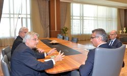 Erhürman, Almanya'nın Lefkoşa Büyükelçisi Hans-Peter Jugel'ı kabul etti