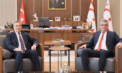 Erhürman, Başbakan Ünal Üstel’i kabul etti